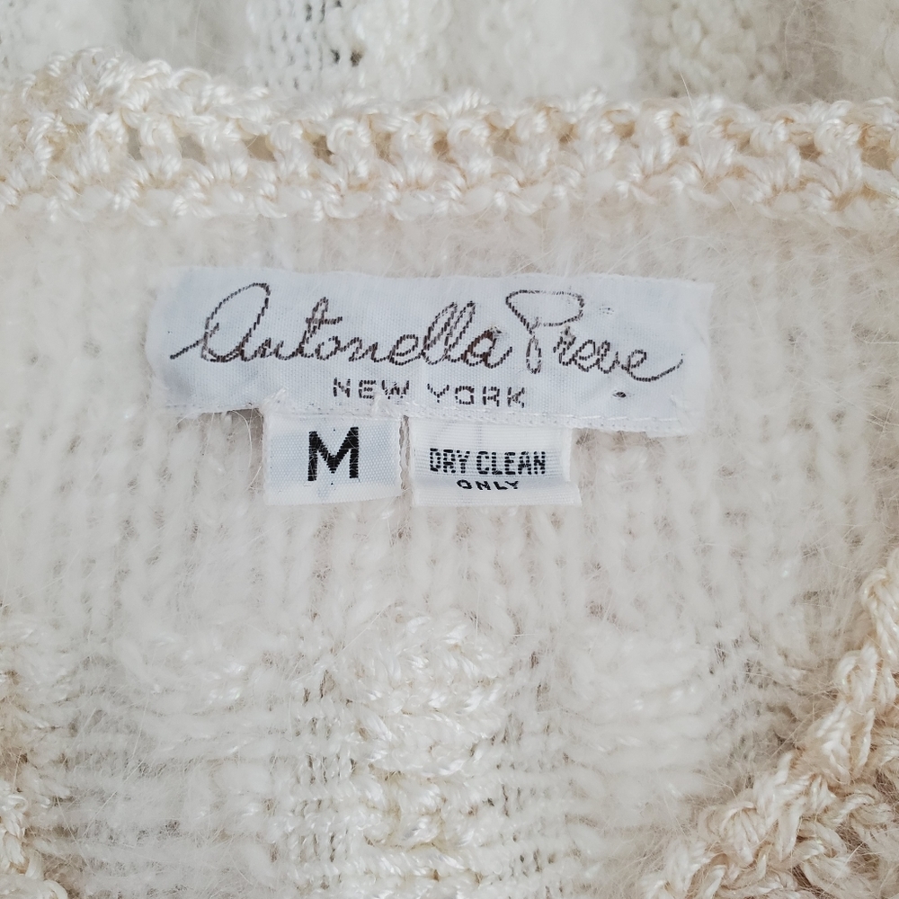 Antonella Preve Angora Silk Embellished Cardigan - Picture 14 of 14